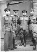 Казаков Ф.Ф. с офицерами штаба 3-й УдА 1945г. Берлин